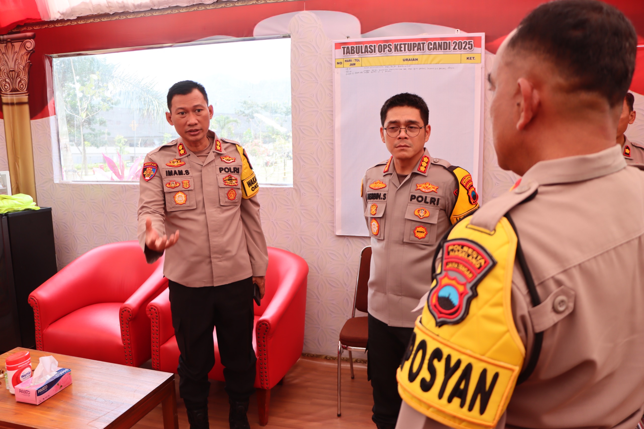 Kapolresta Magelang Cek Pos Pam dan Pos Yan Mudik Idul Fitri 1446 H (Humas Polresta Magelang)