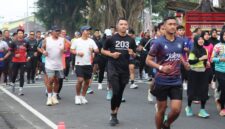 Polres Magelang Kota menggelar Bhayangkara Fun Run 2025 ( Foto Dok. Polres Kota Mgl/ Agri)