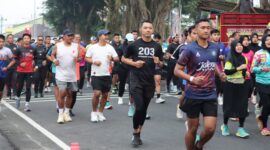 Polres Magelang Kota menggelar Bhayangkara Fun Run 2025 ( Foto Dok. Polres Kota Mgl/ Agri)