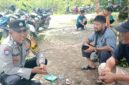 Babinkamtibmas lagi diskusi bersama warga 