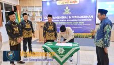 Pengurus baru PCPM Muntilan periode 2025–2029 resmi dikukuhkan. Mengusung semangat kolaborasi dan akhlaqul karimah (Dok. Agri/mitramabesnews.com/Magelang)