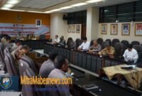 Rakor antar sektoral di Ruang Sidang Lantai 2 Kantor Sekda Kota Magelang (foto: dok. Agri/mitramabesnews.com/Magelang)