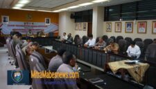 Rakor antar sektoral di Ruang Sidang Lantai 2 Kantor Sekda Kota Magelang (foto: dok. Agri/mitramabesnews.com/Magelang)