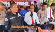 Polres magelang kota ungkap penipuan dan penggelapan playstation dan TV (Dok. Agri/mitramabesnews.com/Magelang)