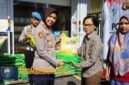 Kapolres Magelang Kota, AKBP Anita Indah Setyaningrum saatpelaksanaan Gerakan Pangan Murah (GPM) di lingkungan Primkoppolres (Dok. Agri/Mitramabesnews.com/Magelang)