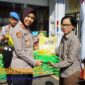 Kapolres Magelang Kota, AKBP Anita Indah Setyaningrum saatpelaksanaan Gerakan Pangan Murah (GPM) di lingkungan Primkoppolres (Dok. Agri/Mitramabesnews.com/Magelang)
