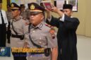 AKBP Anita Indah Setyaningrum memimpin upacara serah terima jabatan (Agri/Mitramabesnews.com/Magelang)