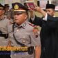 AKBP Anita Indah Setyaningrum memimpin upacara serah terima jabatan (Agri/Mitramabesnews.com/Magelang)